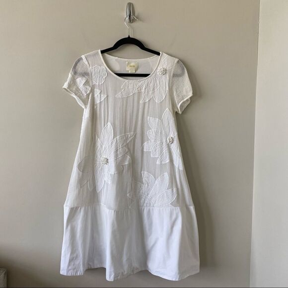 Anthro-maeve “Orchard” Beach Cotton Mini Dress - Picture 2 of 14